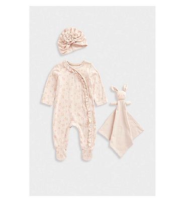 Mothercare My First All-in-One, Hat and Comforter Gift Set 3 - 6 Months