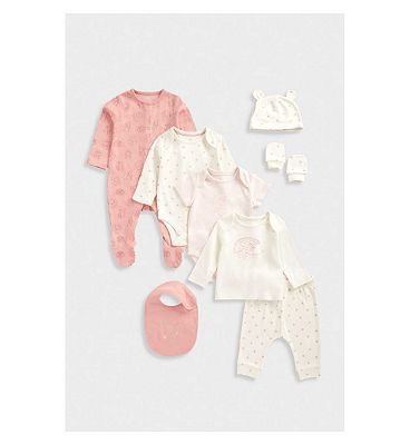 Mothercare My First Pink 8 Piece Set 1 - 3 Months