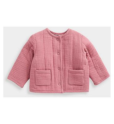 Mothercare My First Pink Quilted Jacket 12 Months