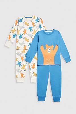 Mothercare Bears Pyjamas - 2 Pack 3 - 4 Years