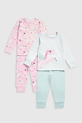 Mothercare Party Horse Pyjamas 2 Pack 3 - 4 Years