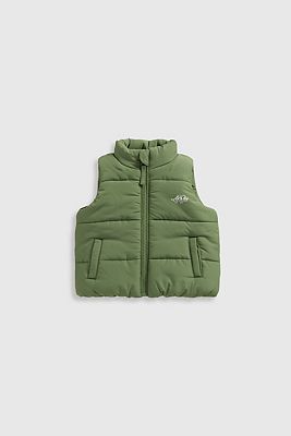 Mothercare Khaki Padded Gilet 18 Months