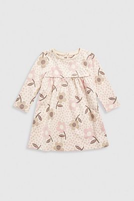 Mothercare Natural Floral Jersey Dress 5 - 6 Years