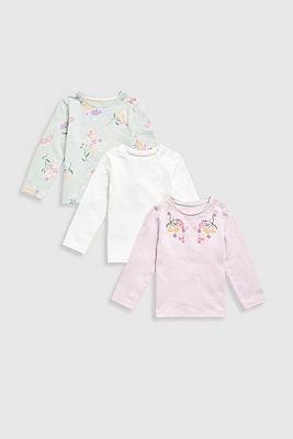 Mothercare Long-Sleeved T-Shirts - 3 Pack 3 - 4 Years