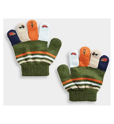 Mothercare Khaki Character Gloves 3 - 6 Years