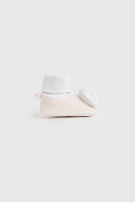 Mothercare Bunny Rattle Sock-Top Booties 3 - 6 Months