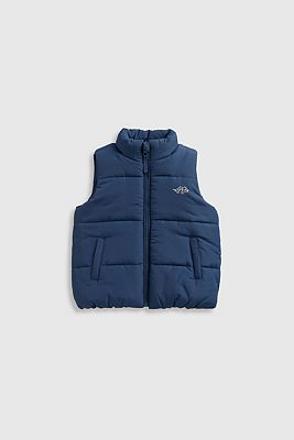 Mothercare Navy Padded Gilet 5 - 6 Years