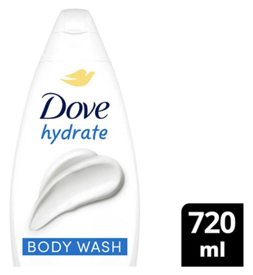 Dove Essential Care Body Wash Hydrate 720ml