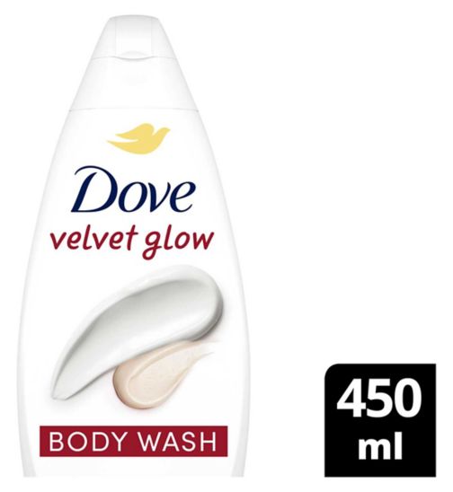 Dove Essential Care Body Wash Velvet Glow 450ml