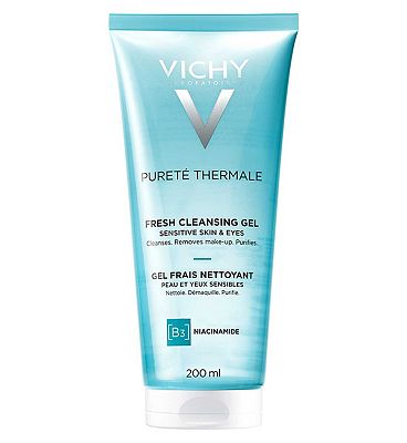 Vichy Puret Thermale One Step Fresh Cleansing Gel for Sensitive Skin and Eyes 200ml