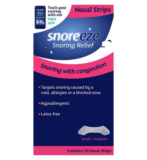 Snoreeze Nasal Strips Small/Medium 20s