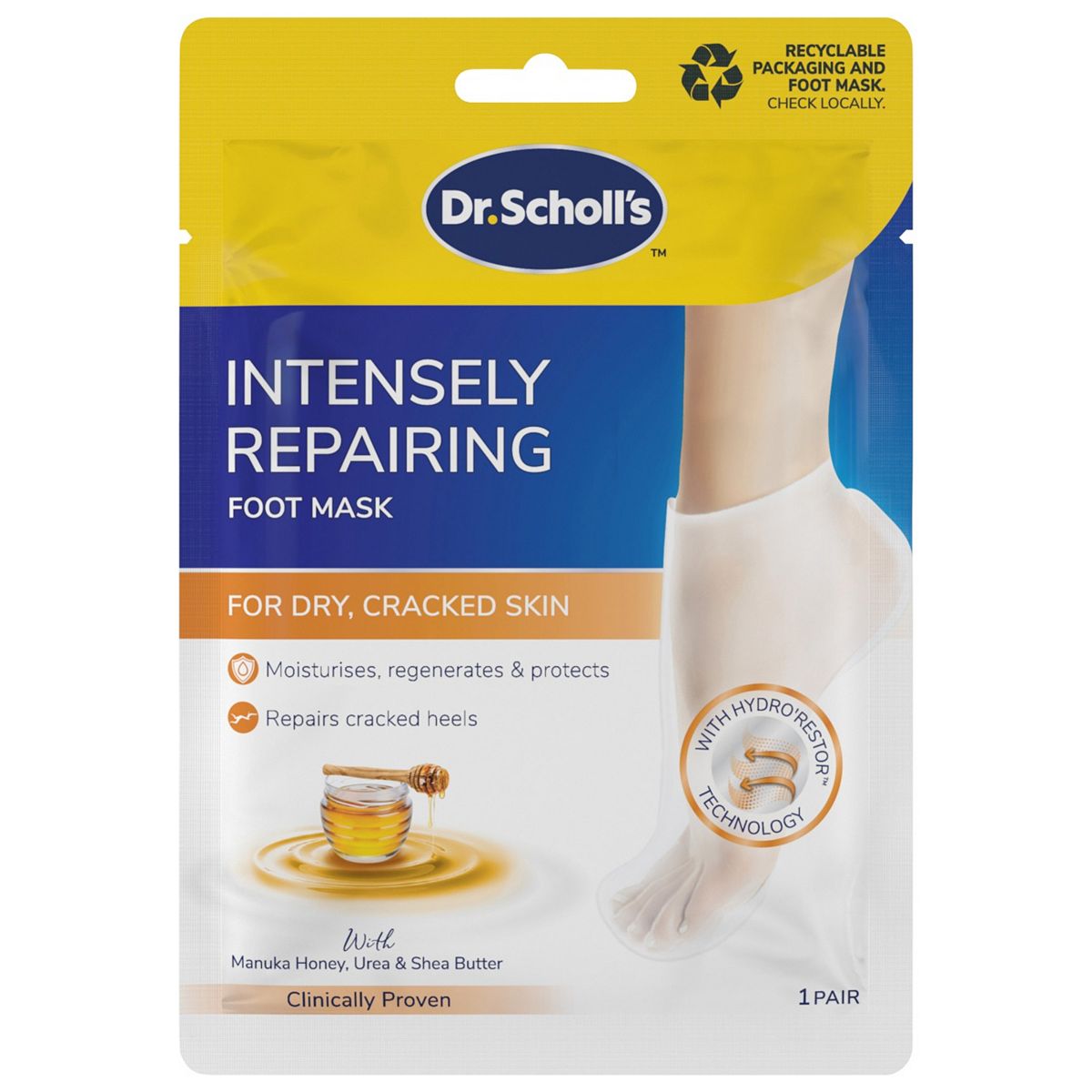 Scholl Dr. 's Intensely Repairing Foot Mask