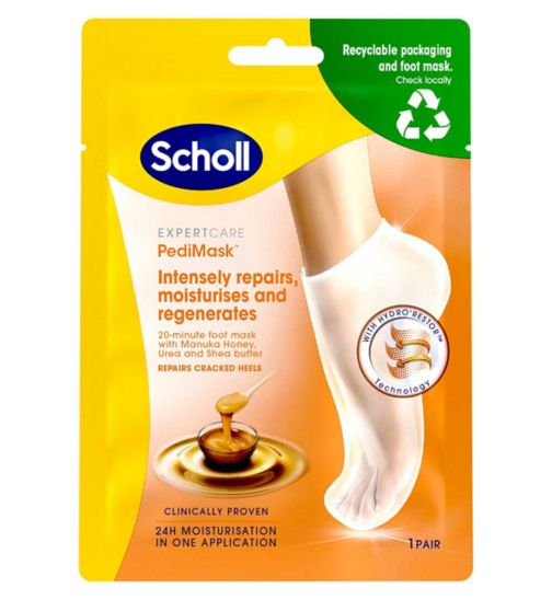 Scholl Foot Mask with Manuka Honey - 1 pair