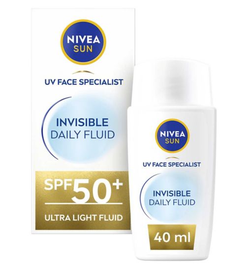 NIVEA SUN UV Face Invisible Daily Fluid + Anti-Oxidants SPF50+ 40ml