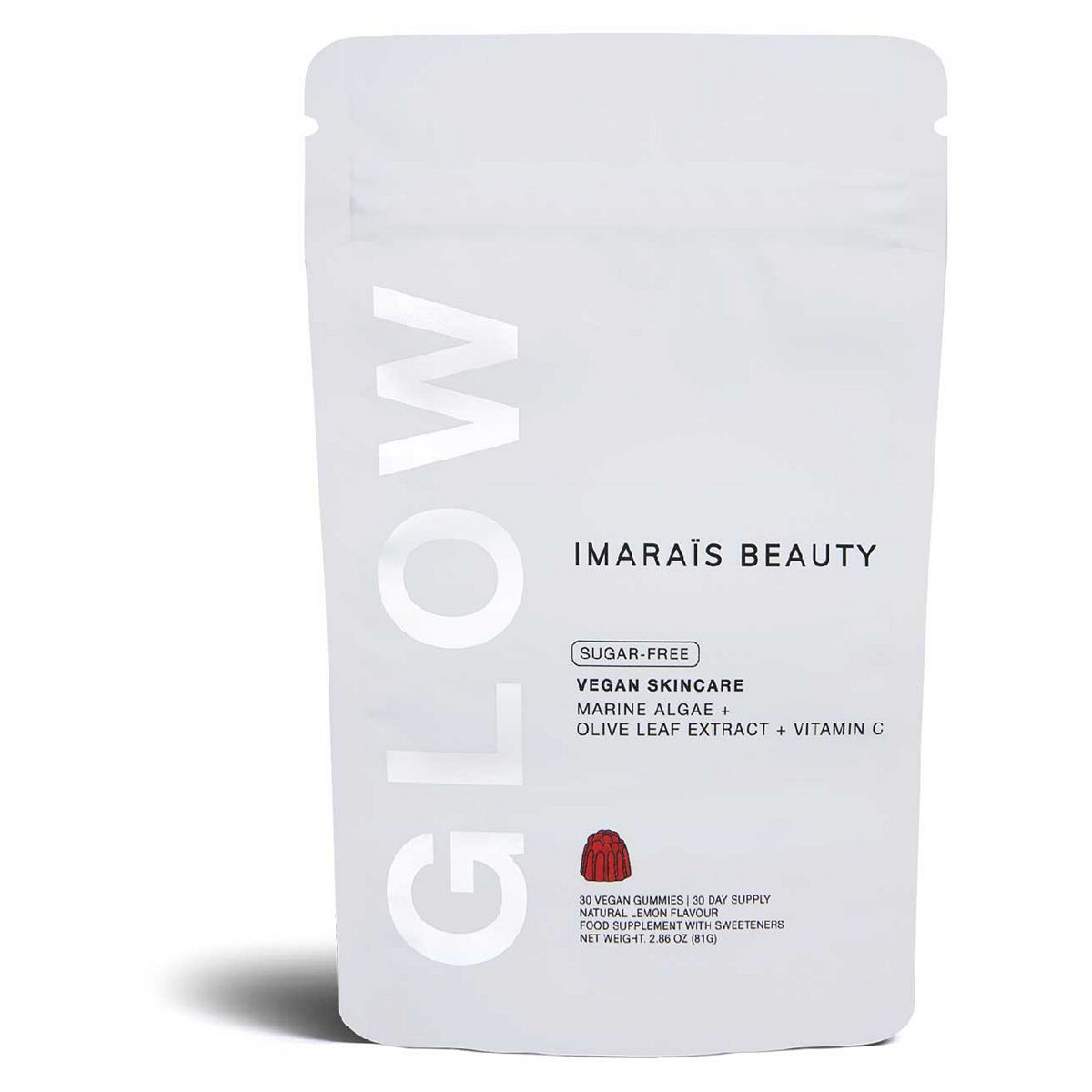 Imarais Beauty Glow Skincare Gummies For Hydration, Collagen Boosting - Vegan, Sugar-Free 30Ct