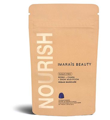 Click to view product details and reviews for Imarais Beauty Nourish Haircare Gummies For Hair Growth Anti Shedding Vegan Sugar Free 30ct.