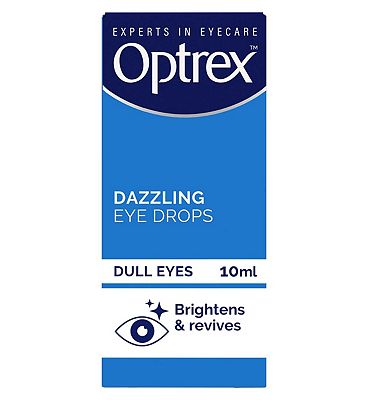 Click to view product details and reviews for Optrex Dazzling Brightening Eye Drops For Dull Eyes 10ml.
