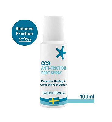 CCS Anti-Friction Foot Spray for Increased Comfort in The Shoe - 100ml