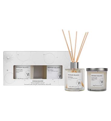 The White Collection Indian Island Home Fragrance Gift Set