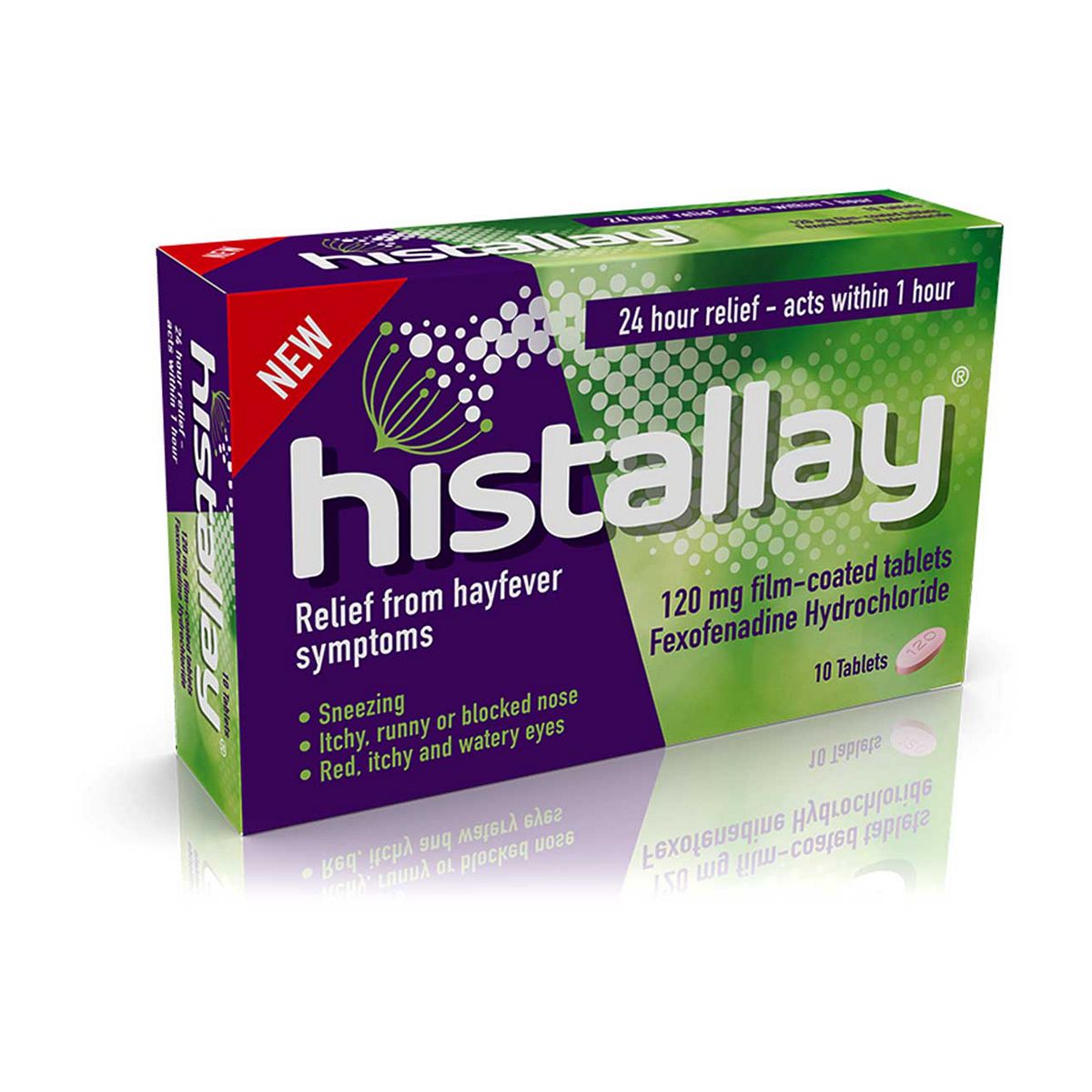 Histallay 120 Mg Film-Coated Tablets - 10