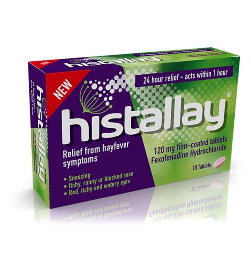 Histallay 120 mg Film-Coated Tablets - 10 Tablets
