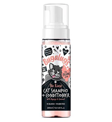Bugalugs Cat No Rinse Shampoo 200Ml