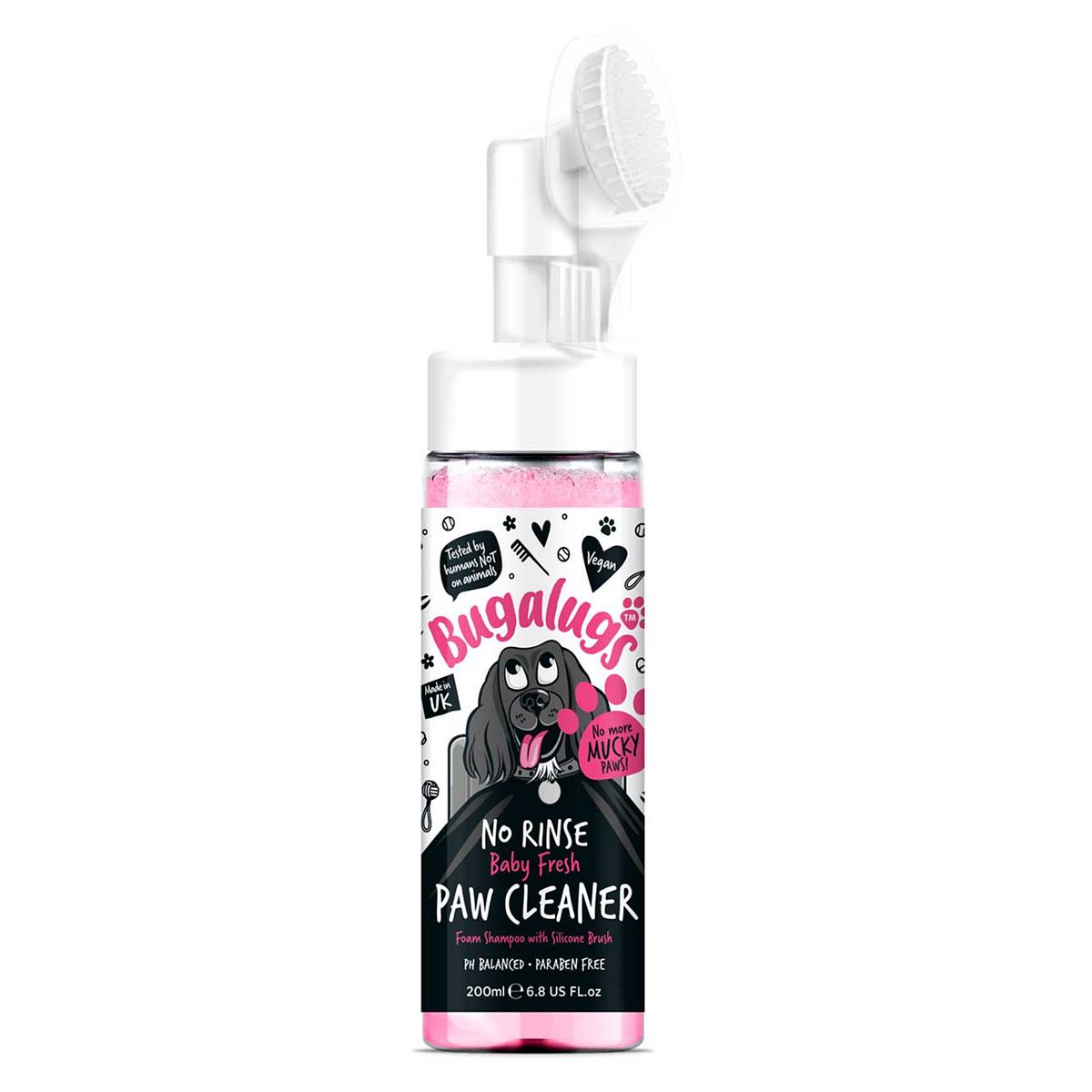 Bugalugs Dog Paw Cleaner Baby Fresh200 ml, 200ml