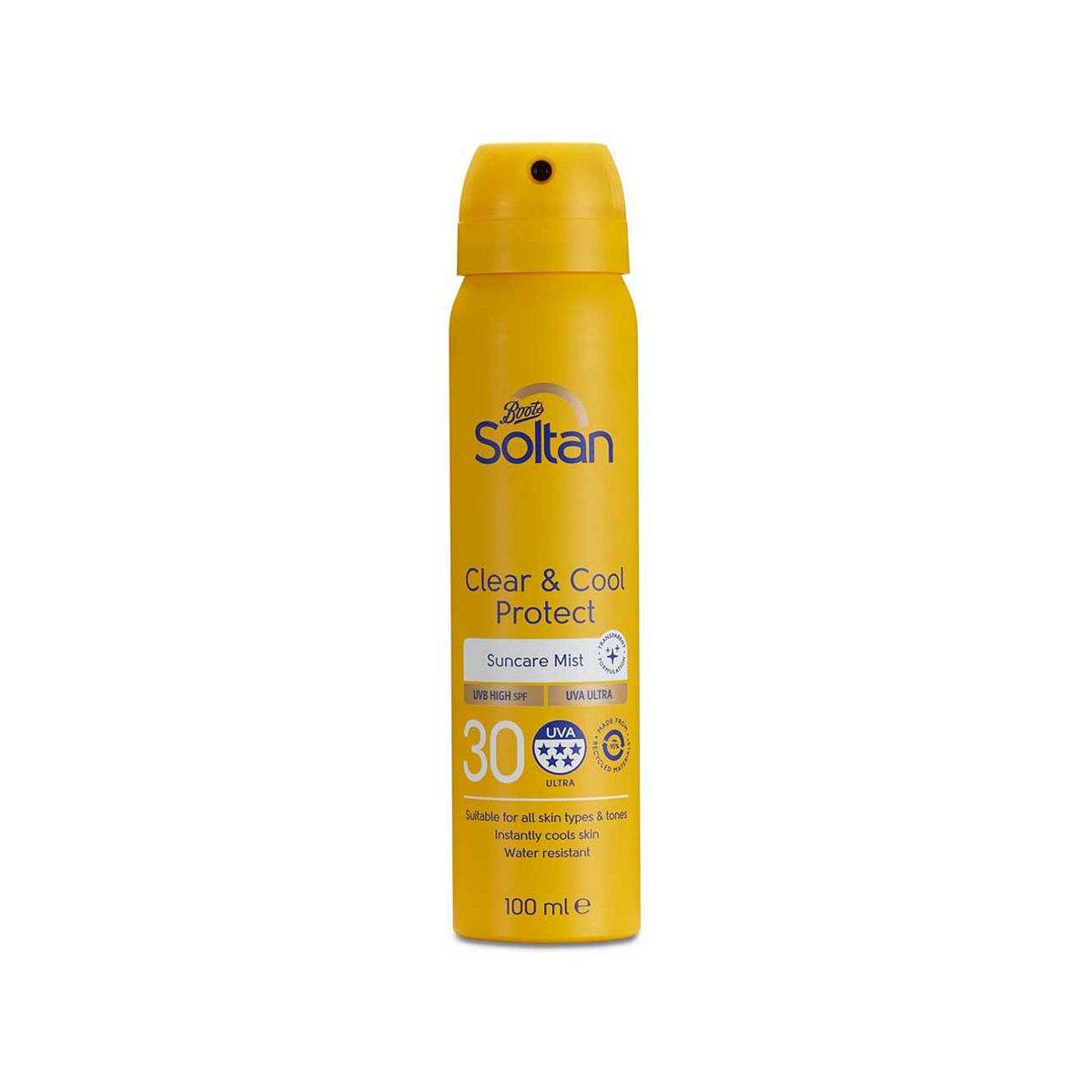 Soltan Clear & Cool Protect Suncare Mist Spf30 100ml