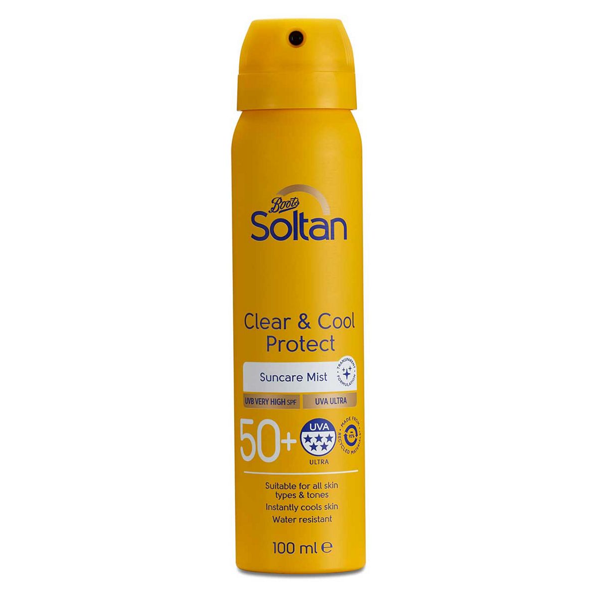 Soltan Clear & Cool Protect Suncare Mist Spf50+ 100ml