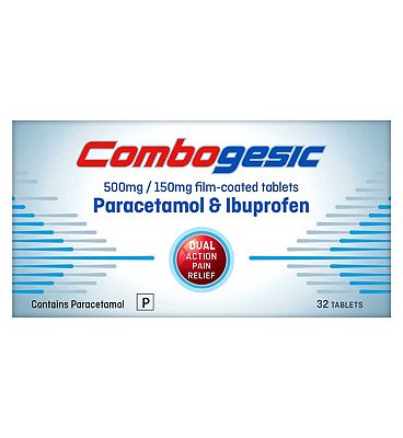 Combogesic 500mg / 150mg Film Coated Tablets - 32 Tablets