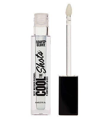 Soap & Glory Sexy Mother Pucker Lip Gloss Cool The Shots Plumping Lipgloss Clear 4ml Clear