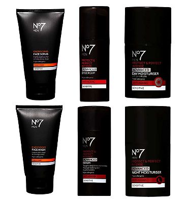 No7 Men's Skincare Regime