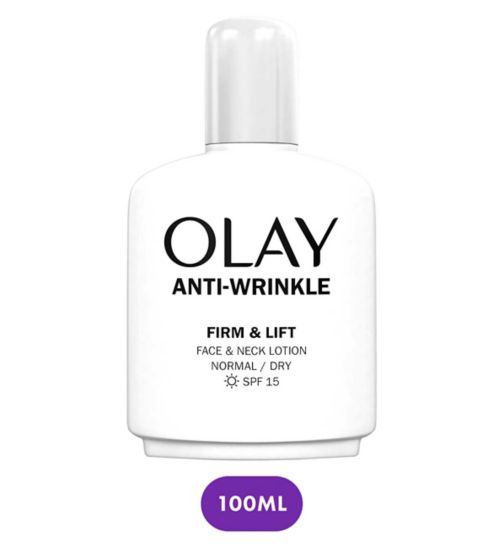 Olay Anti-Wrinkle Firm & Lift Face and Neck Lotion SPF15 100ml