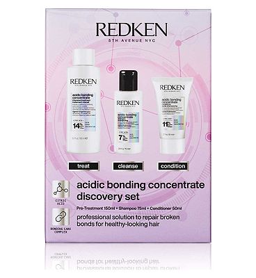 REDKEN Acidic Bonding Concentrate Intensive Pre-Treatment 150ml, Shampoo 75ml and Condtioner 50ml Di