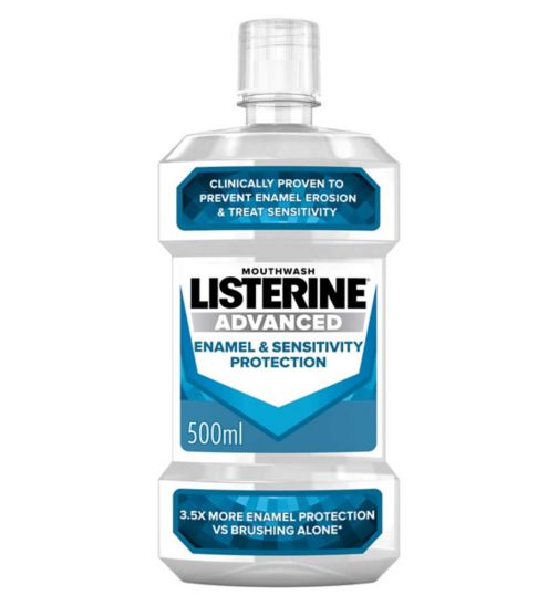 Listerine Advanced Enamel & Sensitivity Protection Mouthwash 500ml