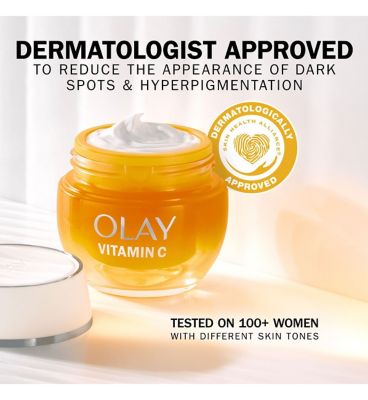 Olay Vitamin C Brighten & Glow 3in1 Moisturiser Face Fluid SPF50+ Hydrating Primer 50ml (11)