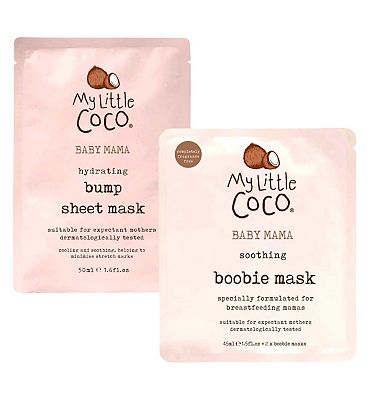 My Little Coco Baby Mama Boobie and Bump Sheet Mask Bundle