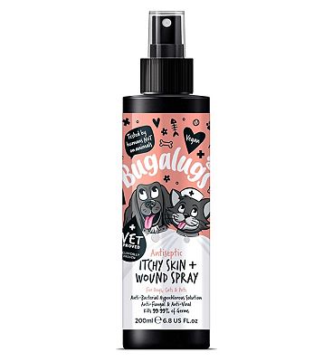 Click to view product details and reviews for Bugalugs Antiseptic Itchy Skin Wound Spray 200ml For Dogs Cats.