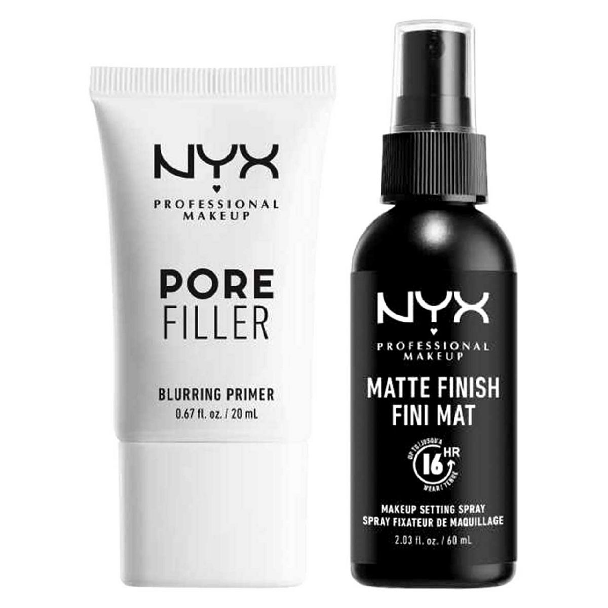 NYX Professional Makeup Matte Setting Spray And Pore Filler Primer