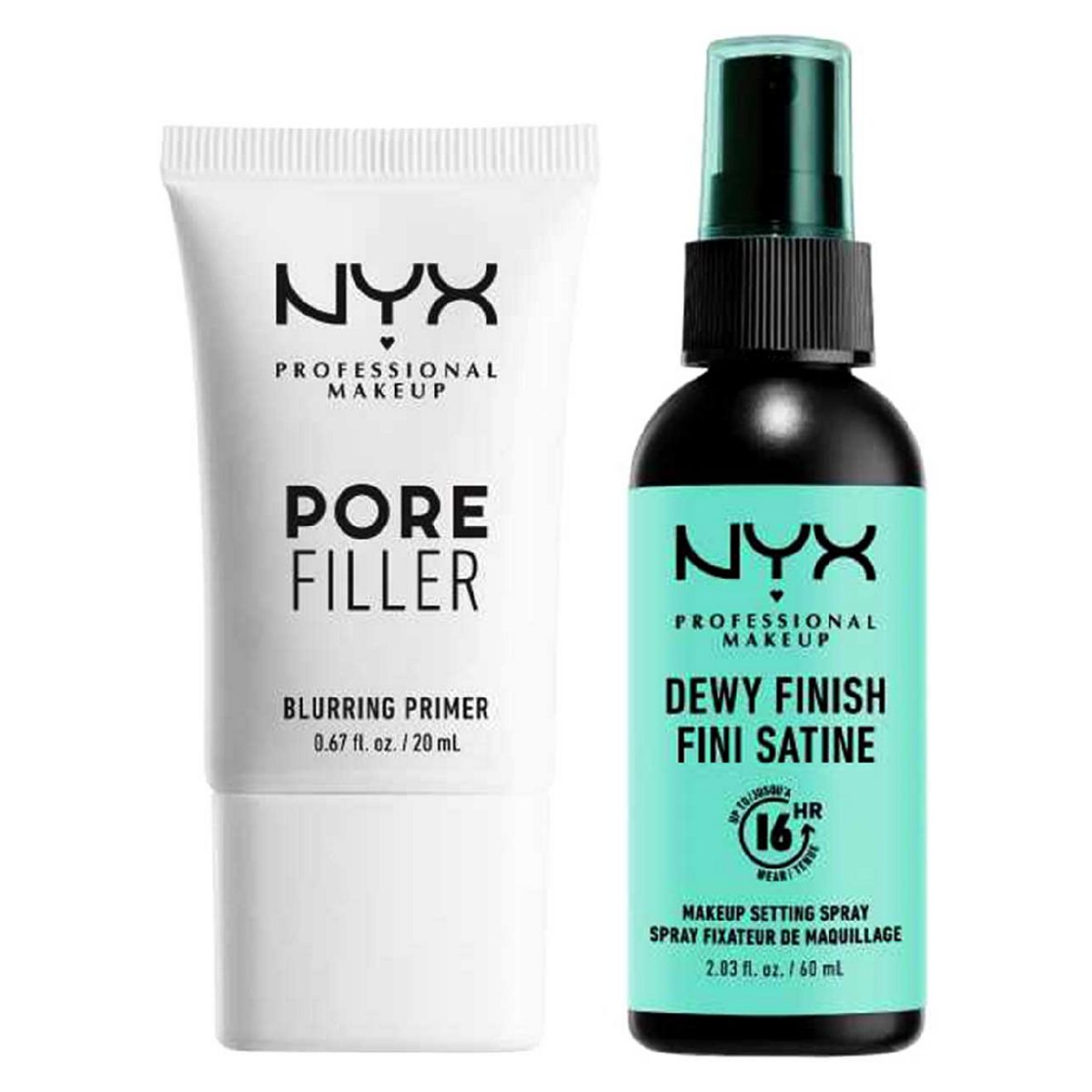 NYX Professional Makeup Matte Setting Spray And Pore Filler Primer