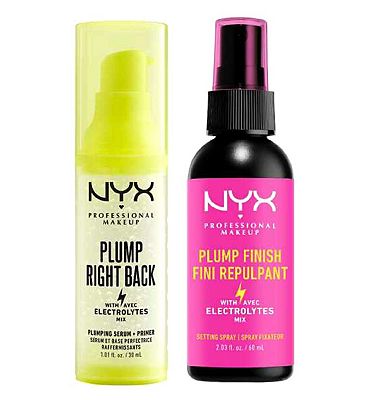 Click to view product details and reviews for Nyx Professional Makeup Plump Right Back Primer Serum And Plumping Setting Spray.