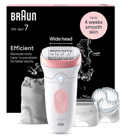 Braun Silk-épil 7, Epilator For Easy Hair Removal, Lasting Smooth Skin, 7-060