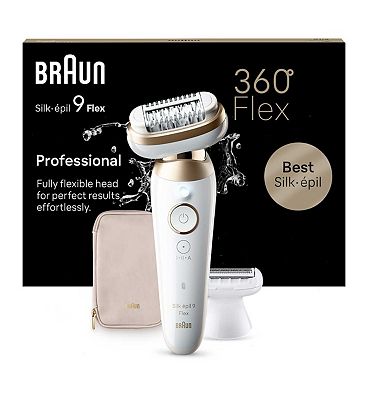 Braun Silk-pil 9 Flex, Epilator For Easy Hair Removal, 9-041 3D