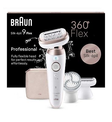 Braun Silk-pil 9 Flex, Epilator For Easy Hair Removal, 9-060 3D