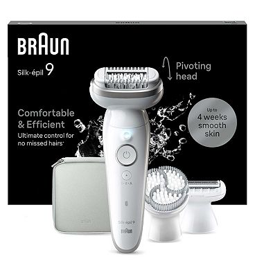 Braun Silk-Épil 9, Epilator For Easy Hair Removal, Lasting Smooth Skin, 9-061