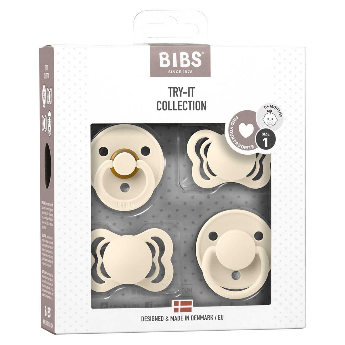 Bibs Try It Collection 4 Pack - Ivory All Nipple Types