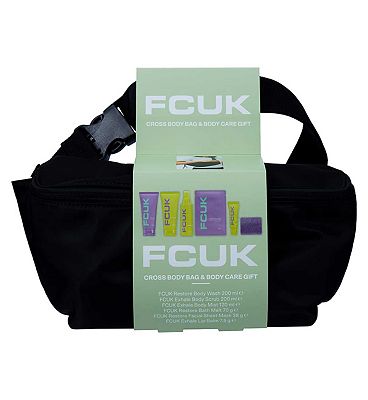 FCUK Cross Body Bag & Body Care Gift Set