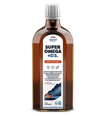 Osavi - Super Omega + D3, 2900mg Omega 3 (Lemon) - 250 ml