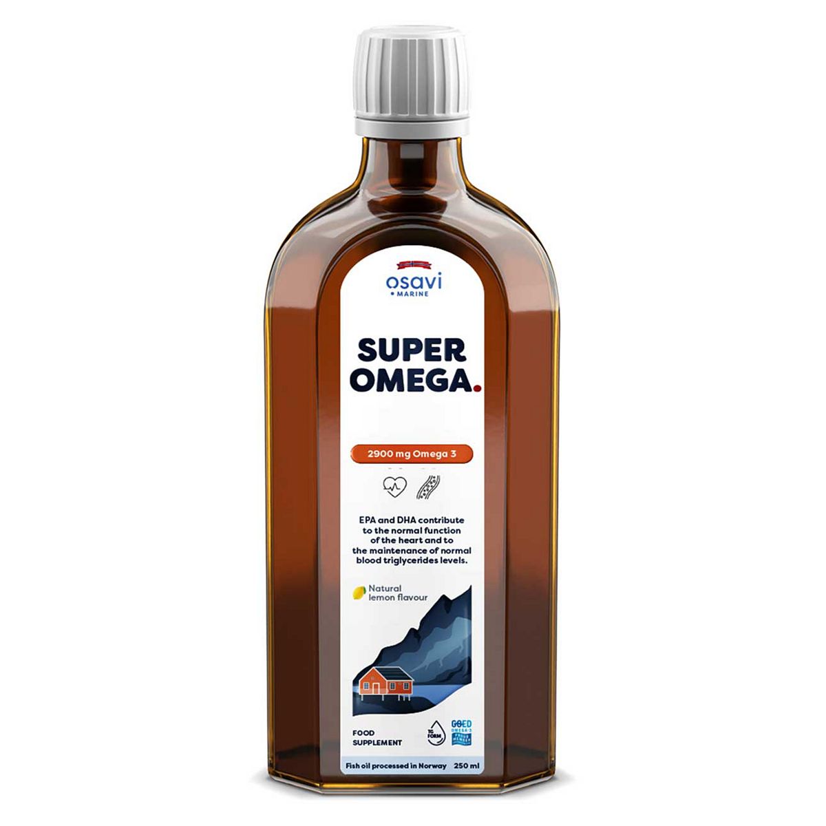 Osavi - Super Omega, 2900Mg Omega 3 (Lemon) 250 Ml