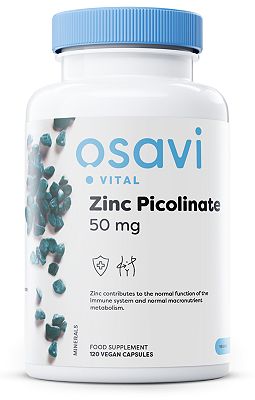 Osavi - Zinc Picolinate, 50mg - 120 Vegan Capsules
